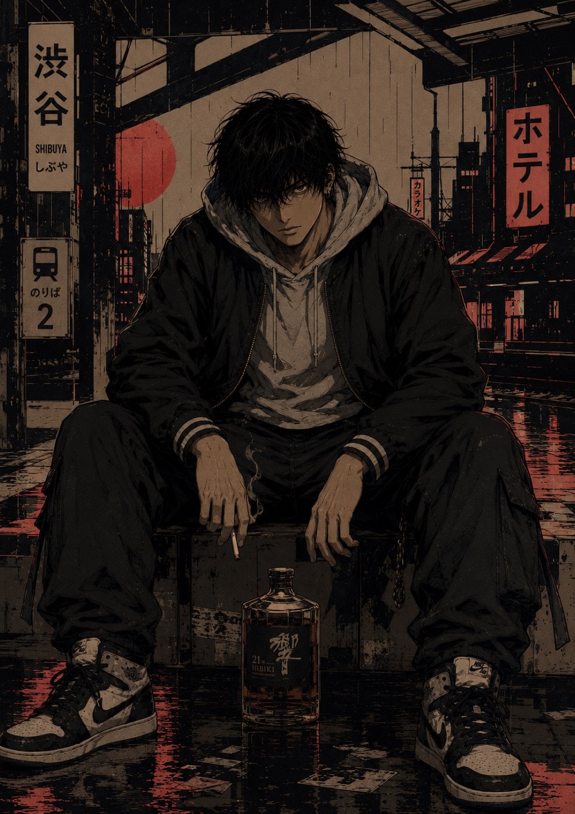 Planche manga seinen de l'univers MÜ — Et si tu n'étais jamais partie